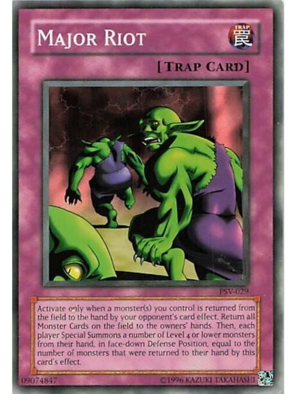 Yu-Gi-Oh! TCG 2023 Major Riot NM PSV-EN
